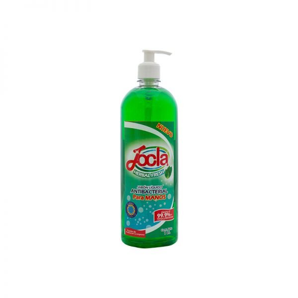 Jabón Liq. Antibacterial P/Manos Herbal C/1 Lt.